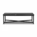 Hammered Iron Coffee Table Charcoal Marble Hammered Black Iron