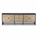 Caprice Sideboard Black Wash Mango 96"