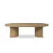 Paden Coffee Table Worn Oak Veneer 65"