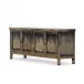 Hitchens Media Console Worn Black