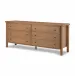 Roark 6 Drawer Dresser Amber Oak Veneer