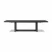 Otto Extension Dining Table Black Pine