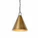 Cone Pendant Weathered Brass