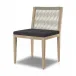 Sherwood Outdoor Dining Chair Washed Brown Fiqa Boucle Slate