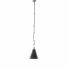 Grazia Small Pendant Matte Black Plaster