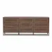 Sydney 9-Drawer Dresser Brown Cane