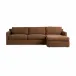 Hampton 2-Piece Slipcover Sectional Antwerp Café Right Chaise