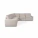 Tillery Power Recliner 5-Piece Sectional Laken Stone