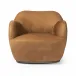 Julius Swivel Chair Nubuck Cognac