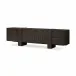 Fisher Media Console Smoked Black Veneer