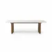 Olympia Dining Table White Carrara Marble