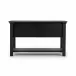 Gardendale Small Kitchen Island Stained Black Oak Veneer