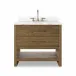 Anthem Single Vanity Washed Natural Veneer