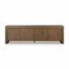 Chalmers Media Console Weathered Oak Veneer