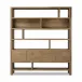 Noeline Wide Bookcase Worn Oak