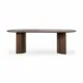 Paden Outdoor Dining Table 94" Stained Toasted Brown FSC