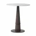 Goetz Bar + Counter Table Honed White Marble