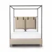 Leigh Canopy Bed Palm Ecru Queen