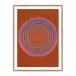 Radial Harmony by David Grey 24" x 32" Rustic Walnut