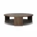 Roca Outdoor Round Coffee Table Stained Heritage Brown FSC