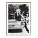 Brigitte Bardot & Pup by Getty Images 36" x 48" Rustic Walnut