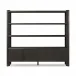 Orwin Wide Bookshelf Smoked Black Oak