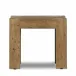 Abaso End Table Rustic Wormwood Oak