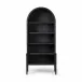 Tolle Bookcase Drifted Matte Black W/ Black Shelves