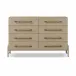 Rosedale 8 Drawer Dresser Yucca Oak Veneer