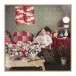 Capote At Home by Slim Aarons Vertical Grain White Oak Floater 24" x 24"