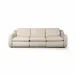 Crawford Power Recliner 3-Piece Sectional Sofa Antigo Natural