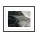 Ocean Foam Pattern by Platinum Revival Black 2.5 Maple 48" x 38" Black Maple Framed Paper