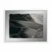 Ocean Foam Pattern by Platinum Revival White Maple Floater 32" x 25.5" White Maple Framed Metal