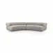 Belen 2-Piece Sectional Thames Coal 159"