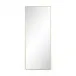 Bellvue Rectangular Floor Mirror Polished Brass