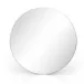 Bellvue Round Mirror Shiny Steel