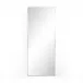 Bellvue Rectangular Floor Mirror Shiny Steel