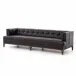 Dylan Leather Sofa Rider Black