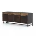 Stormy Media Console Aged Brown