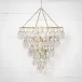 Adeline Large Round Chandelier Gold Leaf