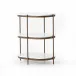 Felix Oval Nightstand Antique Brass