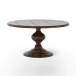 Magnolia Round Dining Table 60" Dark Oak