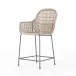 Bandera Outdoor Woven Counter Stool White