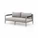 Sherwood Outdoor Sofa 63" Grey/Stone Grey