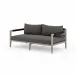 Sherwood Outdoor Sofa 63" Grey/Charcoal