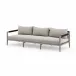 Sherwood Outdoor Sofa 93" Grey/Stone Grey