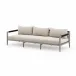 Sherwood Outdoor Sofa 93" Grey/Faye Sand