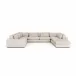 Bloor 7 Piece Sectional W/ Ottoman Essence Natural