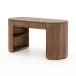 Pilar Desk Caramel Brown Veneer