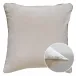 Velours Uni Latte-Taupe Cushion cover 16" x 16"